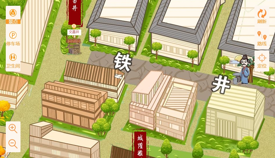 大余智慧景区：手绘地图与语音导览的完美融合