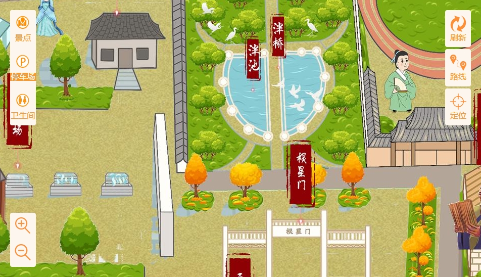 大余手绘地图景区语音讲解导览系统：智慧景区建设的基石